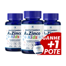 Multivitamínico AaZinco Kids 3 POTES