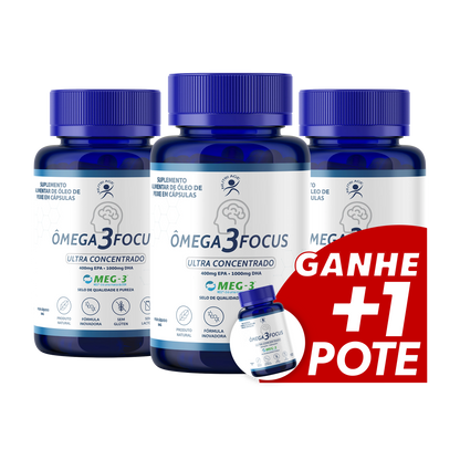 ÔMEGA 3 FOCUS 3 POTES