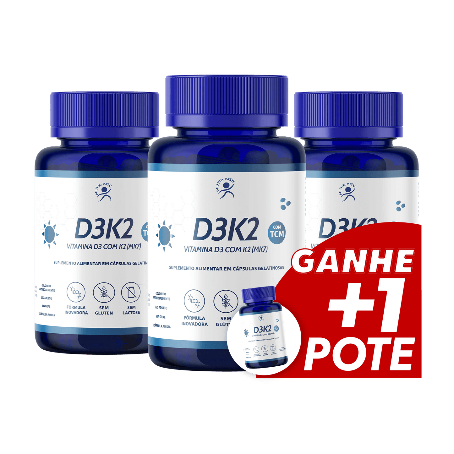 VITAMINA D3+K2 3 POTES