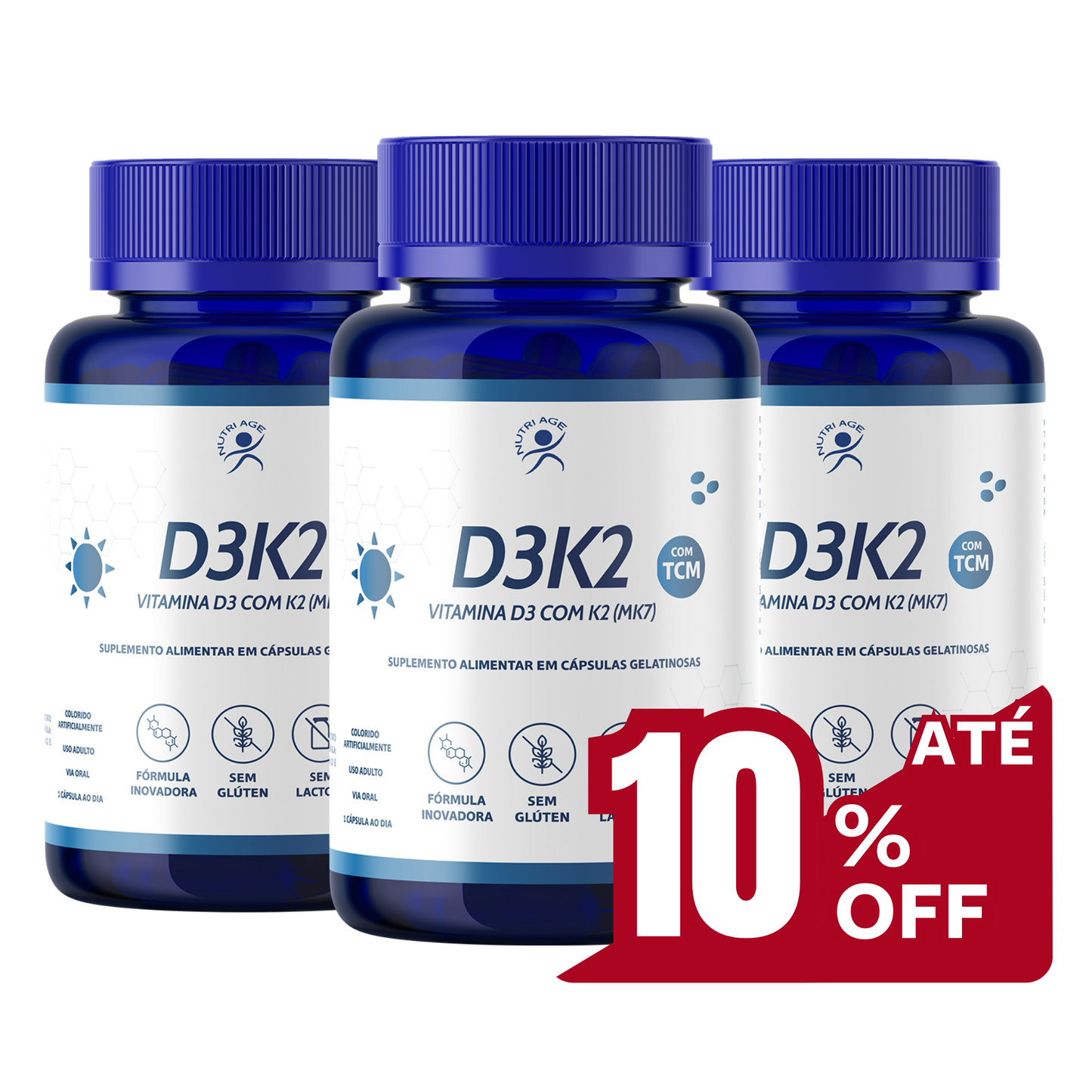 VITAMINA D3+K2 3 POTES