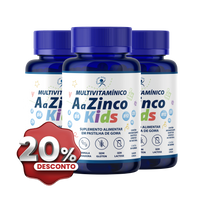 Multivitamínico AaZinco Kids 3 POTES - Nutriage