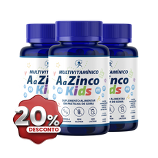 Multivitamínico AaZinco Kids 3 POTES - Nutriage