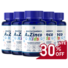 Multivitamínico AaZinco Kids 5 POTES