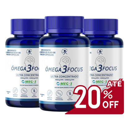 ÔMEGA 3 FOCUS 3 POTES