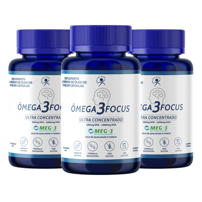 ÔMEGA 3 FOCUS 3 POTES