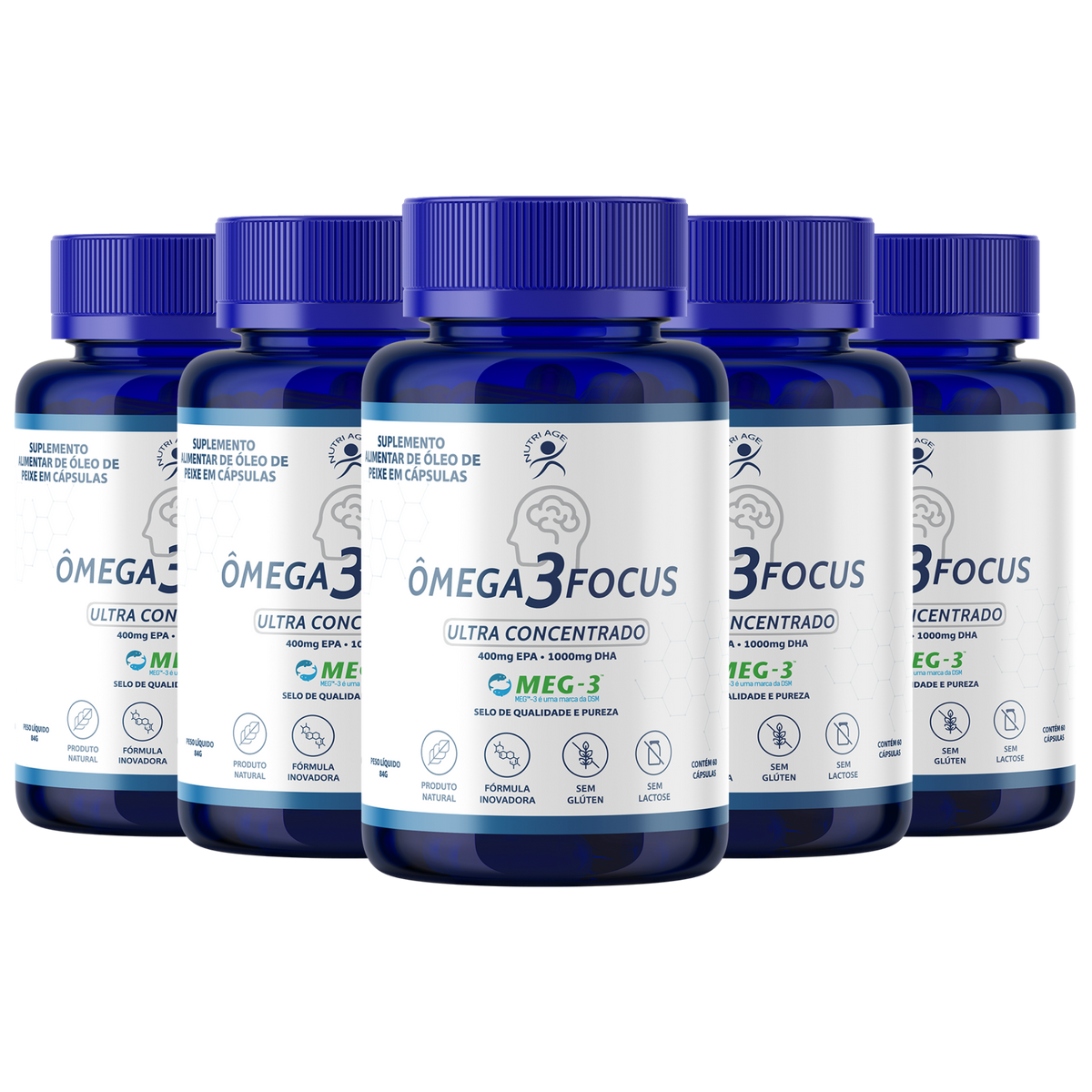 ÔMEGA 3 FOCUS 5 POTES