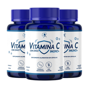 VITAMINA C COM ZINCO 3 POTES