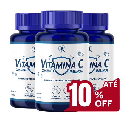 VITAMINA C COM ZINCO 3 POTES