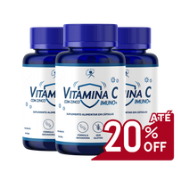 VITAMINA C COM ZINCO 3 POTES