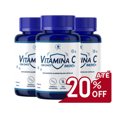 VITAMINA C COM ZINCO 3 POTES